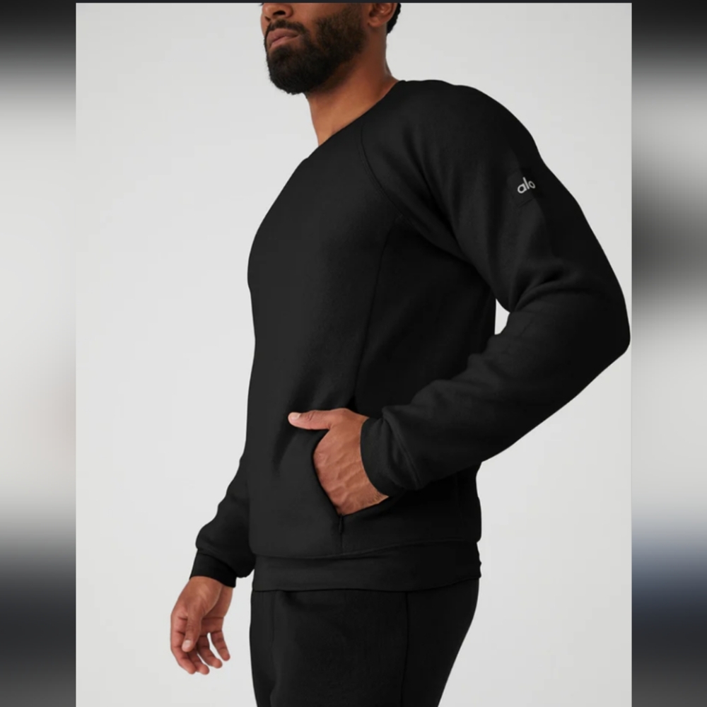 ALO Yoga Black Sweatshirt Unisex